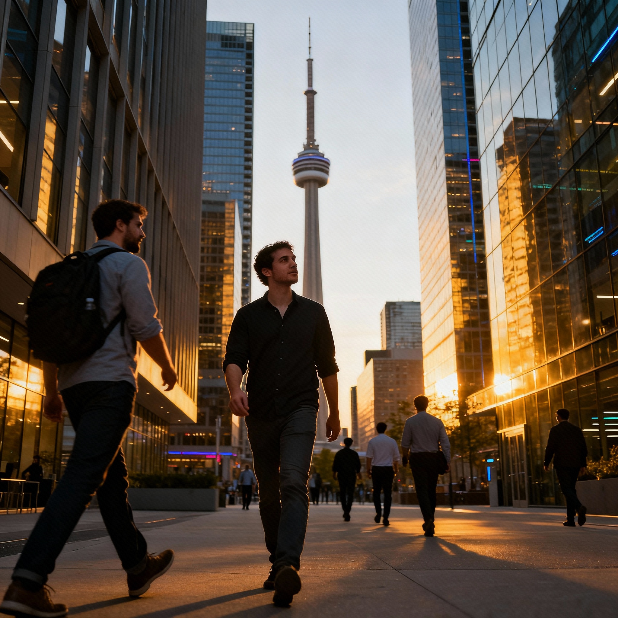 Toronto tech district representing Canada's growing software industry